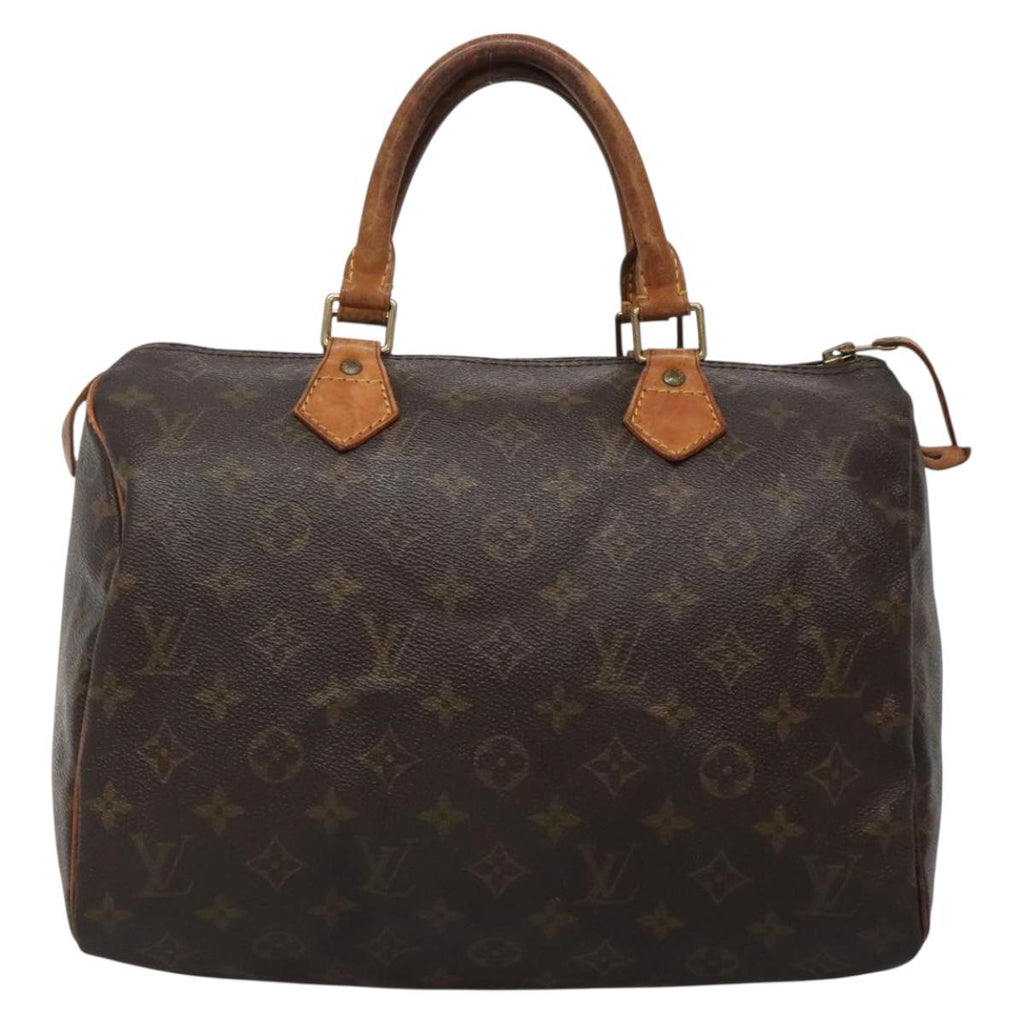 LOUIS VUITTON Monogram Speedy 30 Hand Bag M41526 LV 138685
