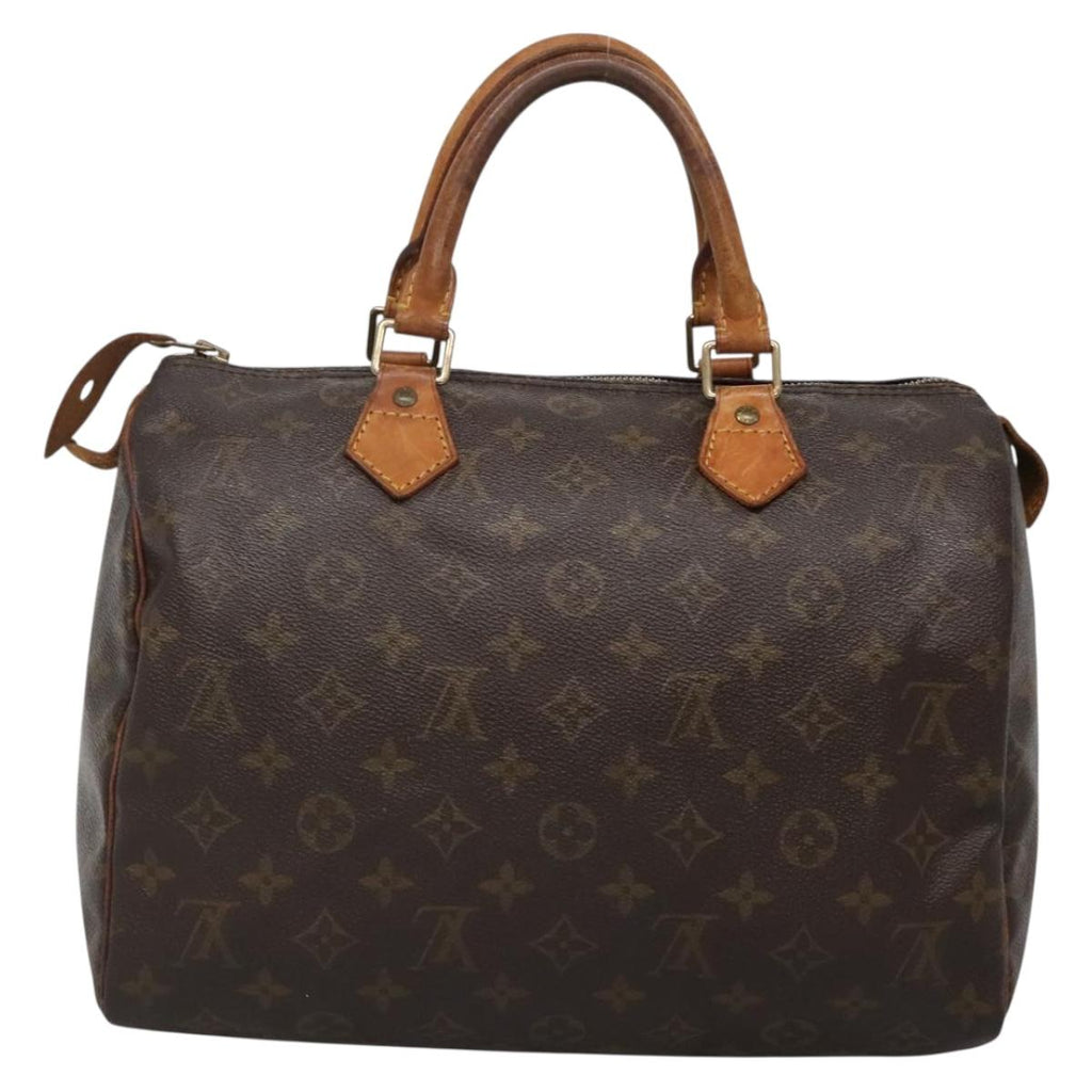 LOUIS VUITTON Monogram Speedy 30 Hand Bag M41526 LV 138685