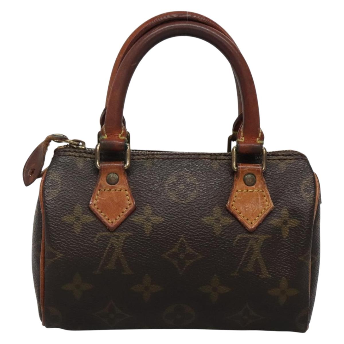 LOUIS VUITTON Monogram Mini Speedy Hand Bag M41534 LV 138745