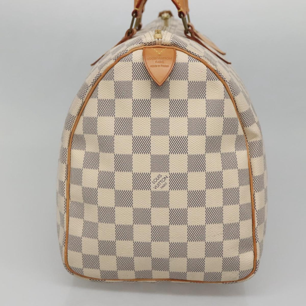 LOUIS VUITTON Damier Azur Speedy 35 Hand Bag N41535 LV 138779