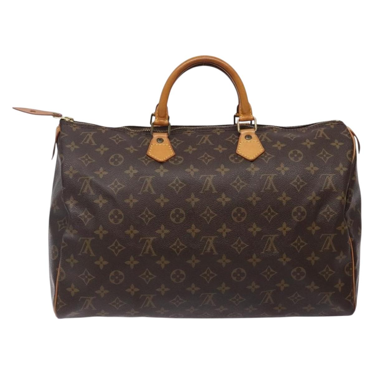 LOUIS VUITTON Monogram Speedy 40 Hand Bag M41522 LV 138783