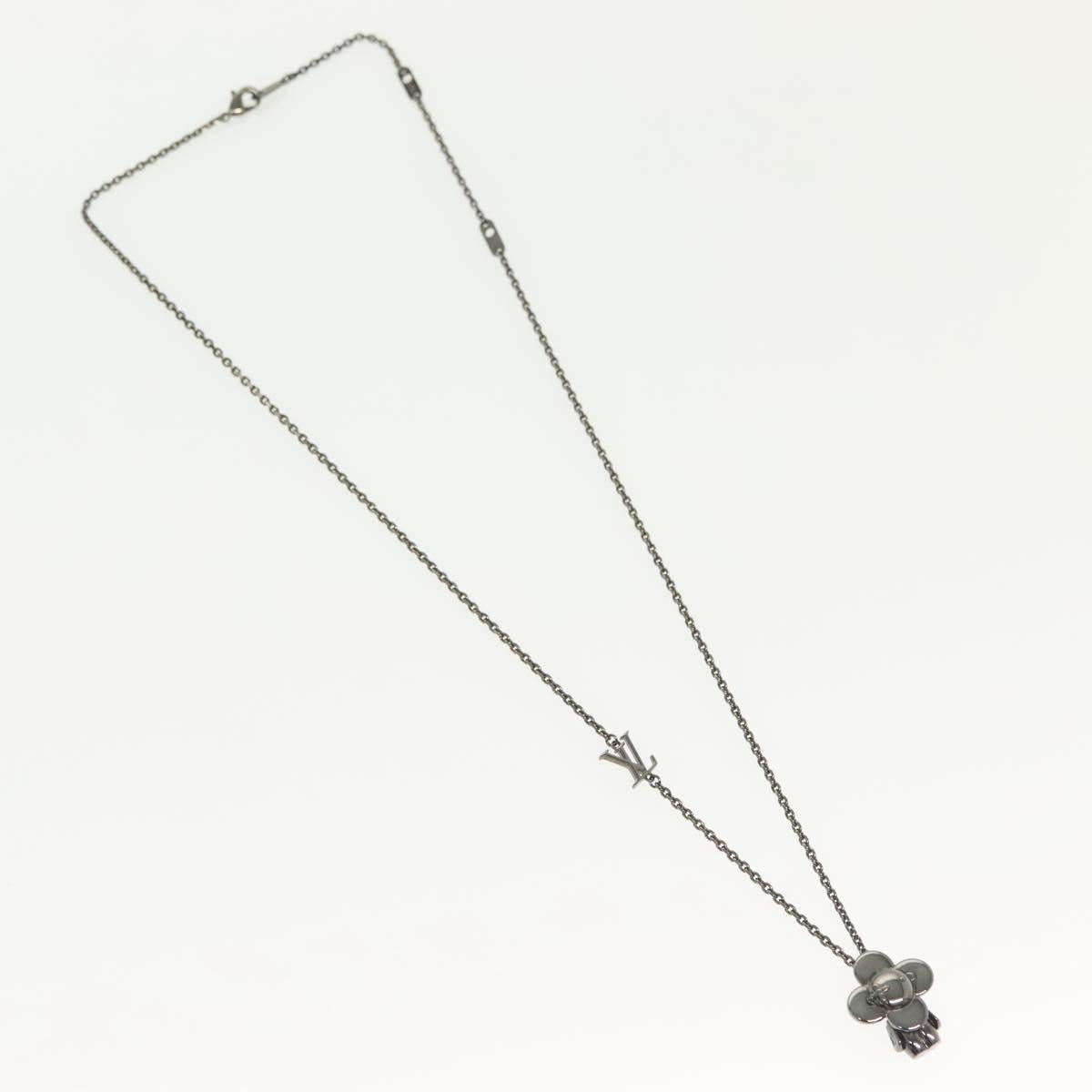 LOUIS VUITTON Pendant Vivienne Necklace metal Gunmetal M00831 LV 138910