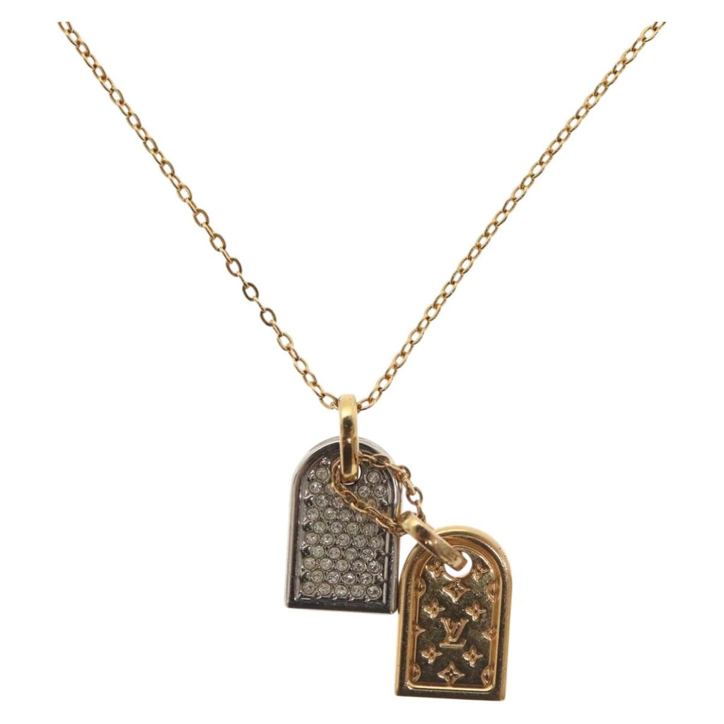 LOUIS VUITTON Nanogram Collier Precious Necklace metal Gold M00599 138911