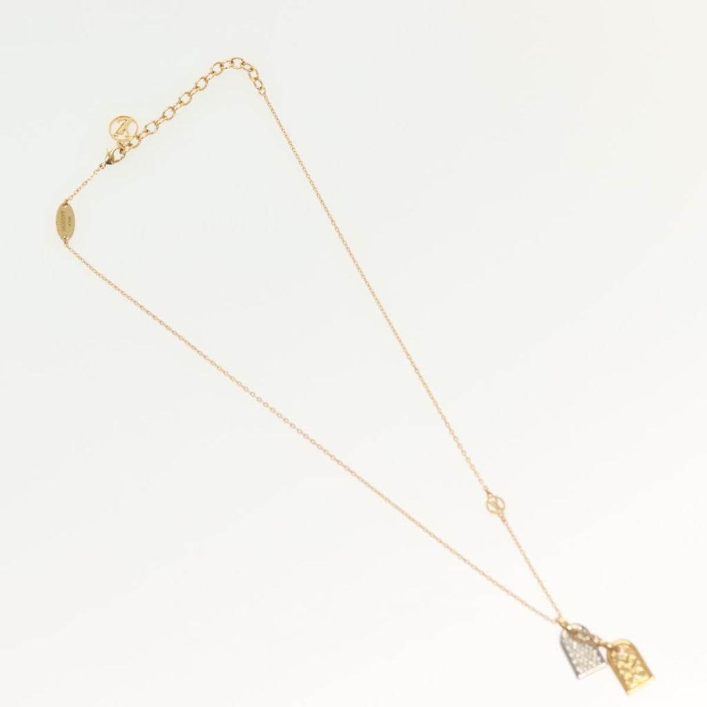LOUIS VUITTON Nanogram Collier Precious Necklace metal Gold M00599 138911