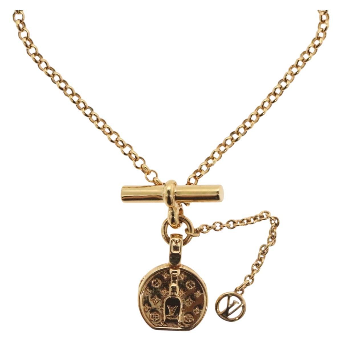 LOUIS VUITTON Collier LV Tribute Necklace metal Gold M00569 LV 138912