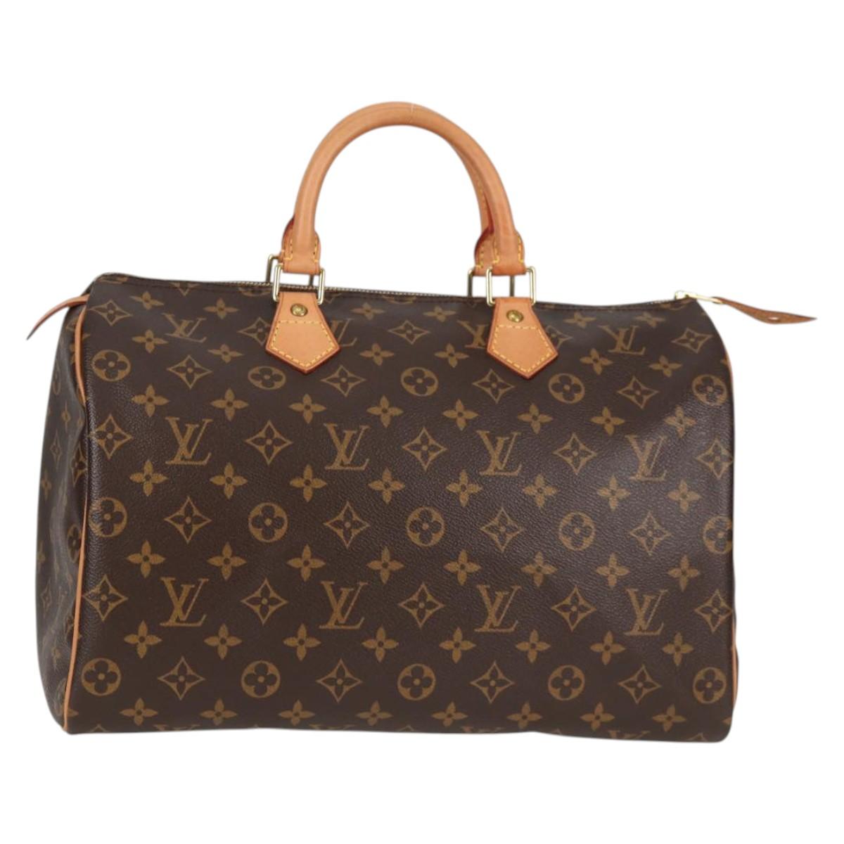 LOUIS VUITTON Monogram Speedy 35 Hand Bag M41524 LV 138963A