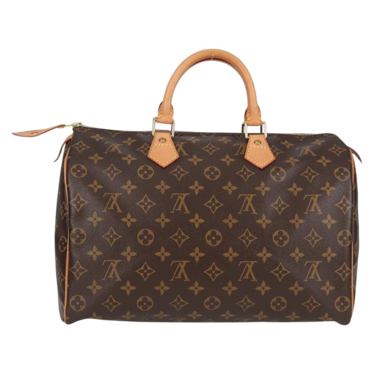 LOUIS VUITTON Monogram Speedy 35 Hand Bag M41524 LV 138963A