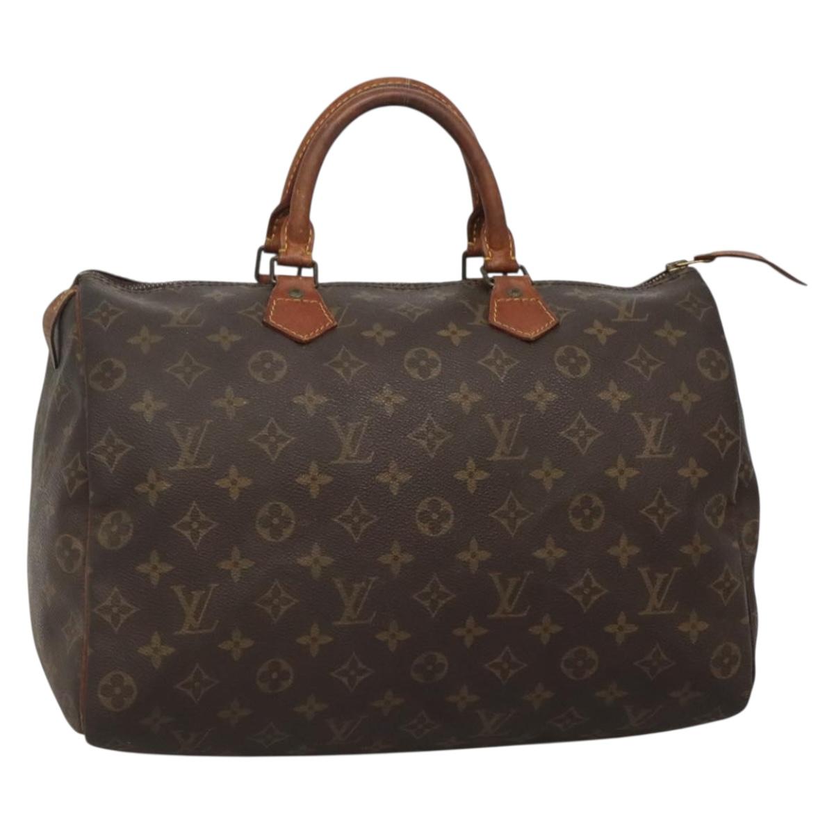 LOUIS VUITTON Monogram Speedy 35 Hand Bag M41524 LV 139084