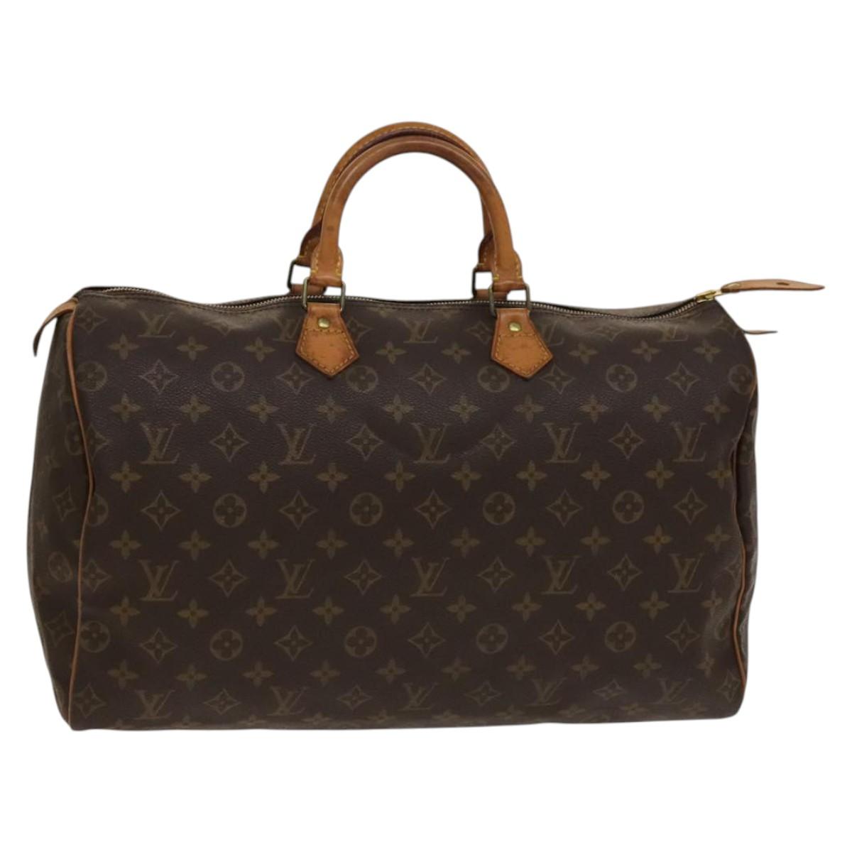 LOUIS VUITTON Monogram Speedy 40 Hand Bag M41522 LV 139116
