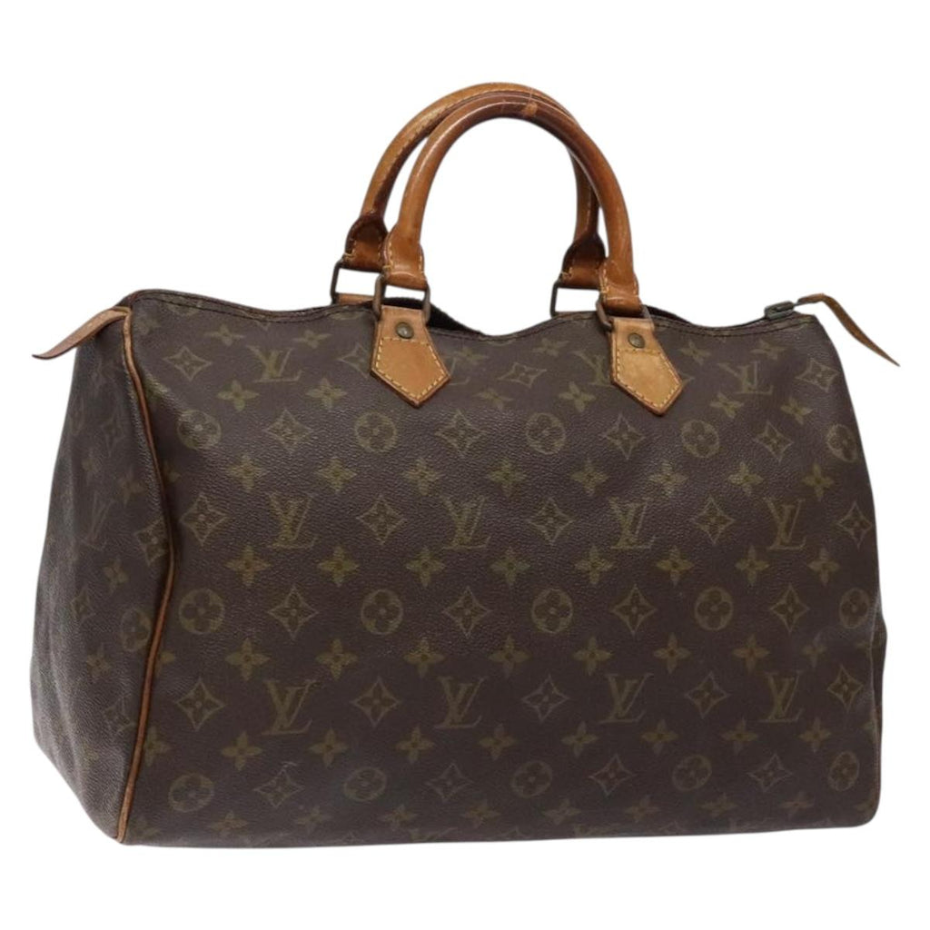 LOUIS VUITTON Monogram Speedy 35 Hand Bag M41524 LV 139298