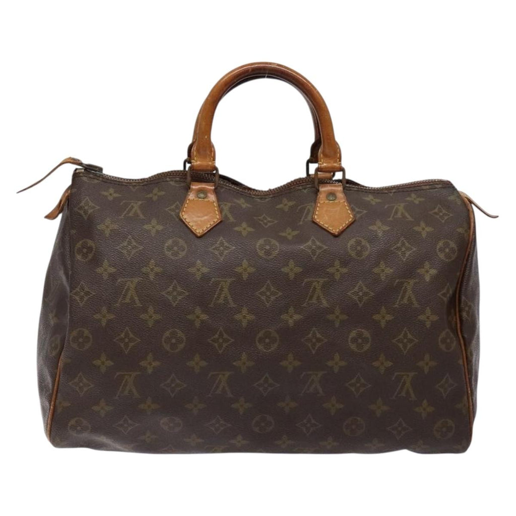 LOUIS VUITTON Monogram Speedy 35 Hand Bag M41524 LV 139298