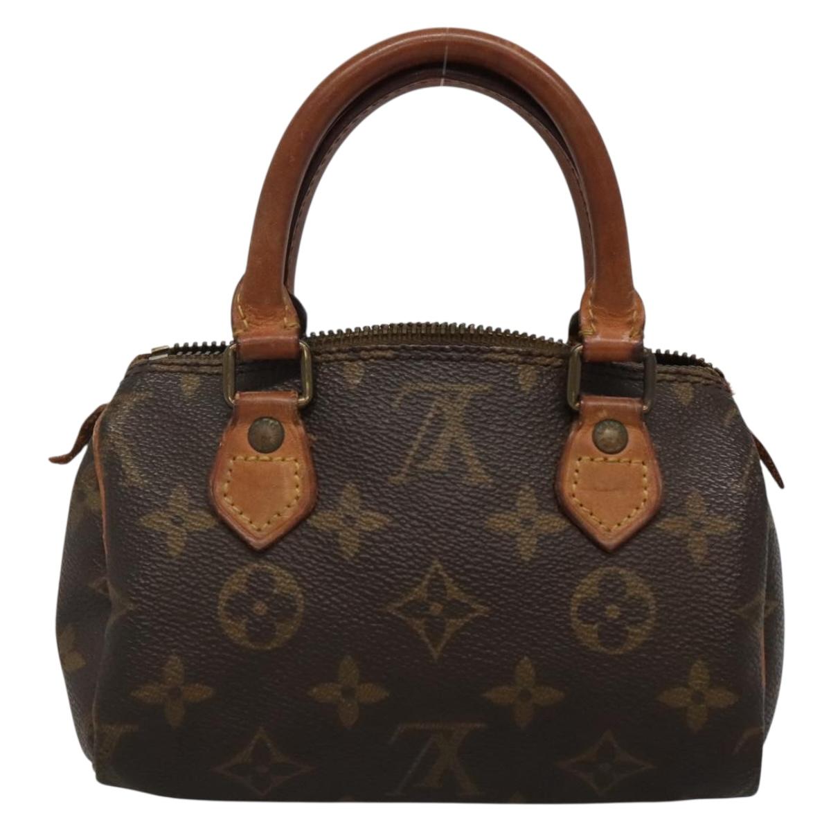 LOUIS VUITTON Monogram Mini Speedy Hand Bag M41534 LV 139380