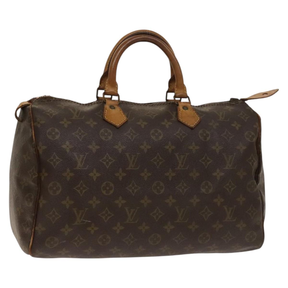 LOUIS VUITTON Monogram Speedy 35 Hand Bag M41524 LV 139416