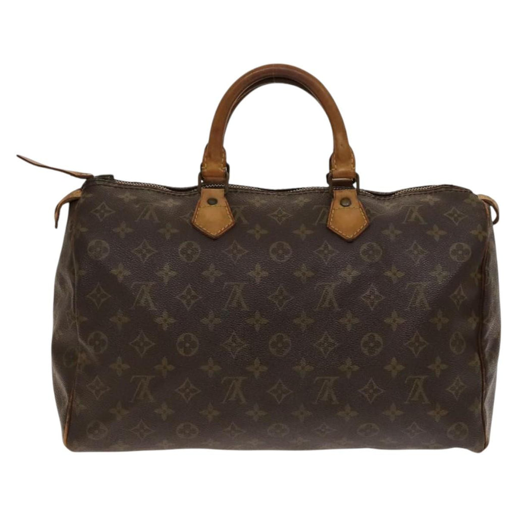 LOUIS VUITTON Monogram Speedy 35 Hand Bag M41524 LV 139416