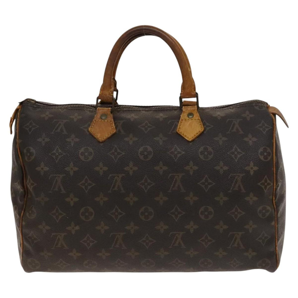 LOUIS VUITTON Monogram Speedy 35 Hand Bag M41524 LV 139418