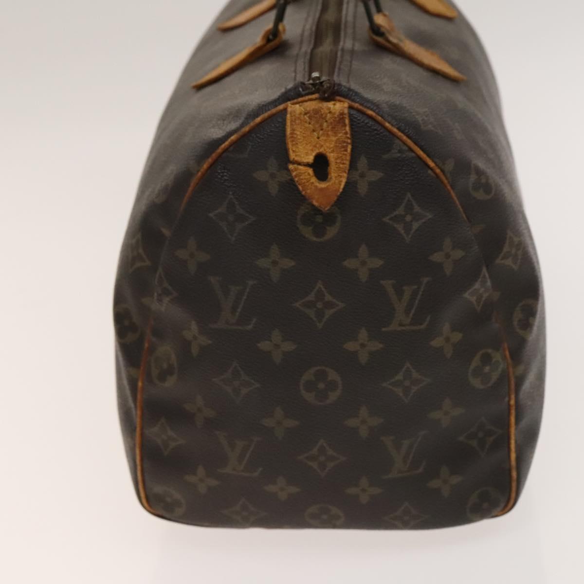 LOUIS VUITTON Monogram Speedy 35 Hand Bag M41524 LV 139418