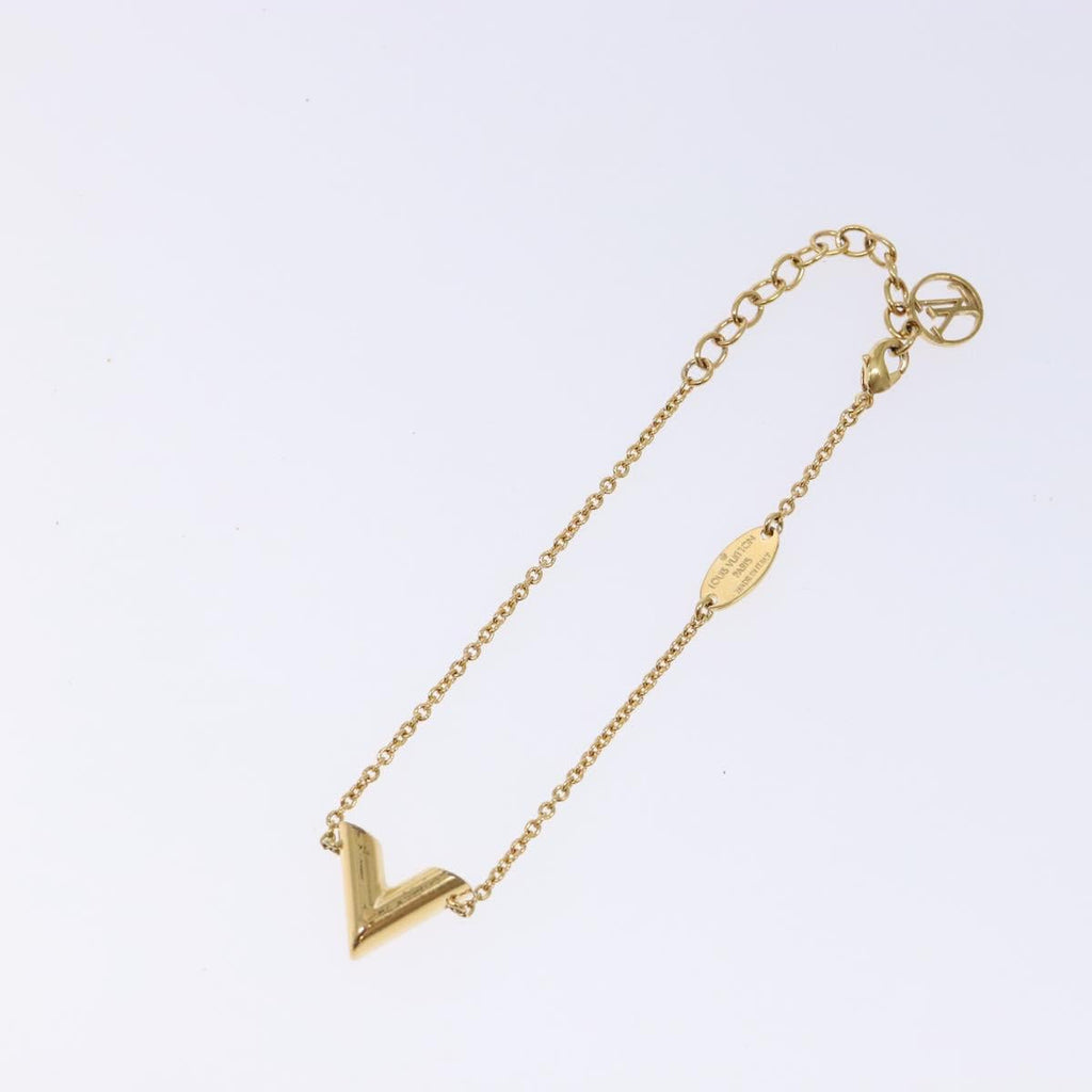 LOUIS VUITTON Essential V Bracelet Gold M61084 LV 139434