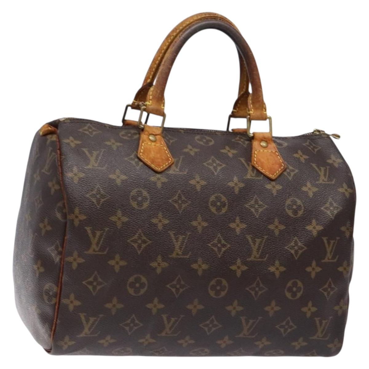 LOUIS VUITTON Monogram Speedy 30 Hand Bag M41526 LV 139567