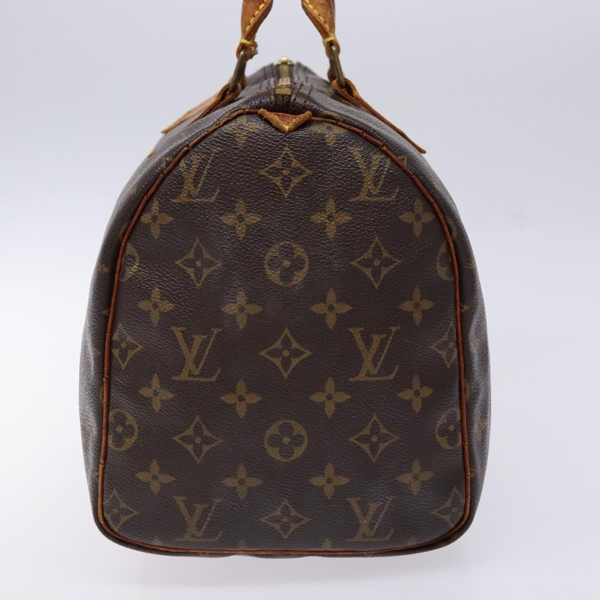 LOUIS VUITTON Monogram Speedy 30 Hand Bag M41526 LV 139567