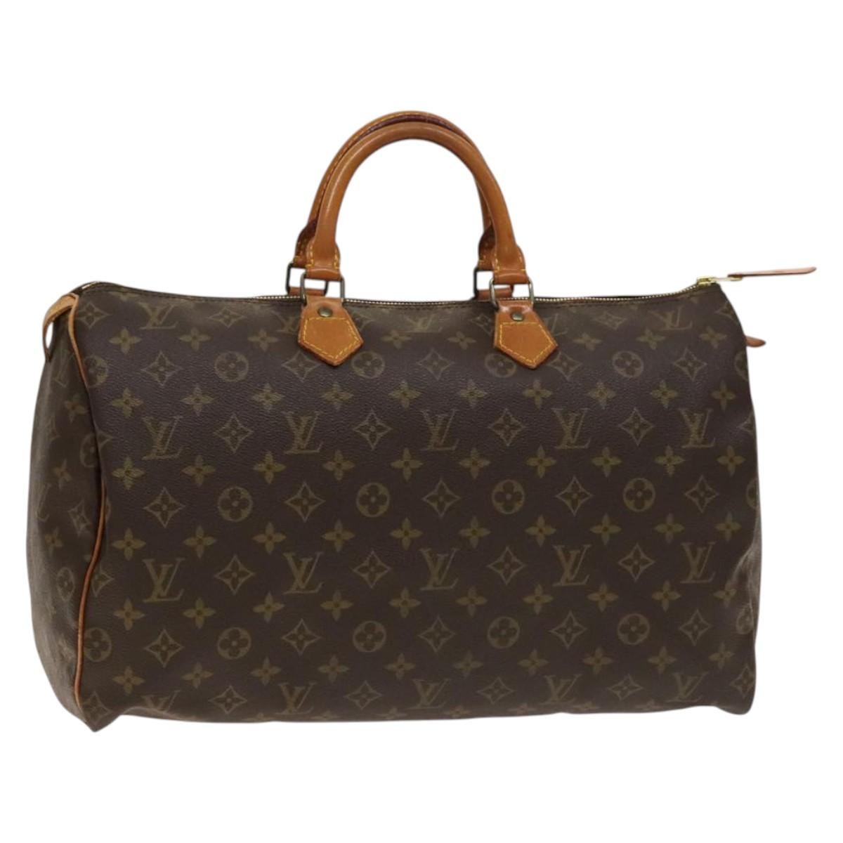 LOUIS VUITTON Monogram Speedy 40 Hand Bag M41522 LV 139568