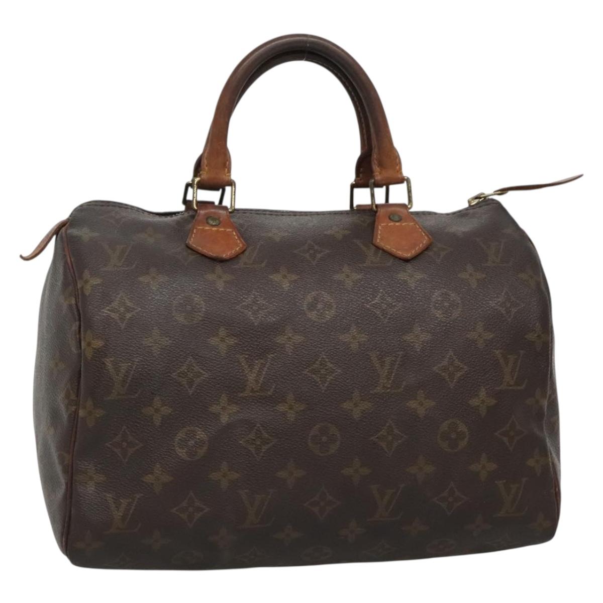LOUIS VUITTON Monogram Speedy 30 Hand Bag M41526 LV 139675