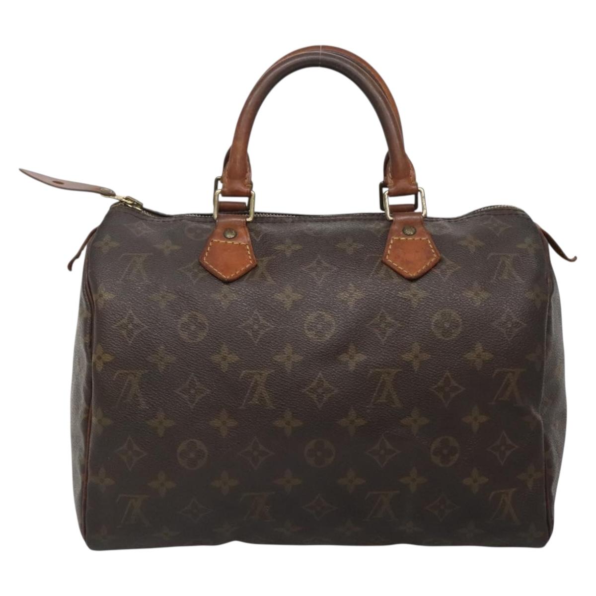 LOUIS VUITTON Monogram Speedy 30 Hand Bag M41526 LV 139675