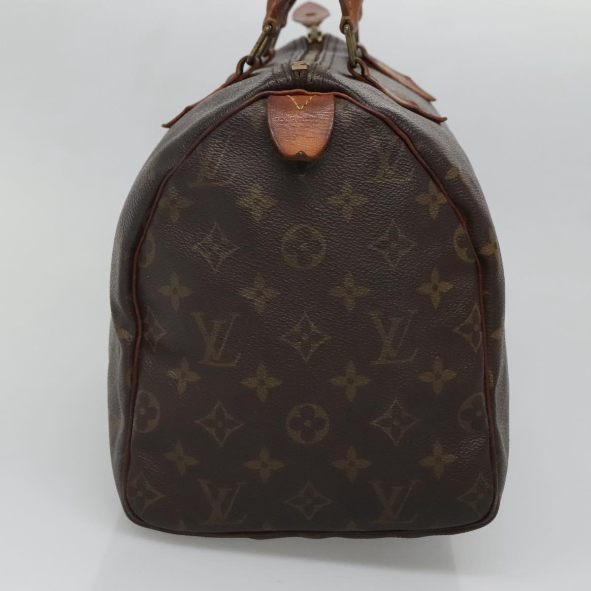 LOUIS VUITTON Monogram Speedy 30 Hand Bag M41526 LV 139675