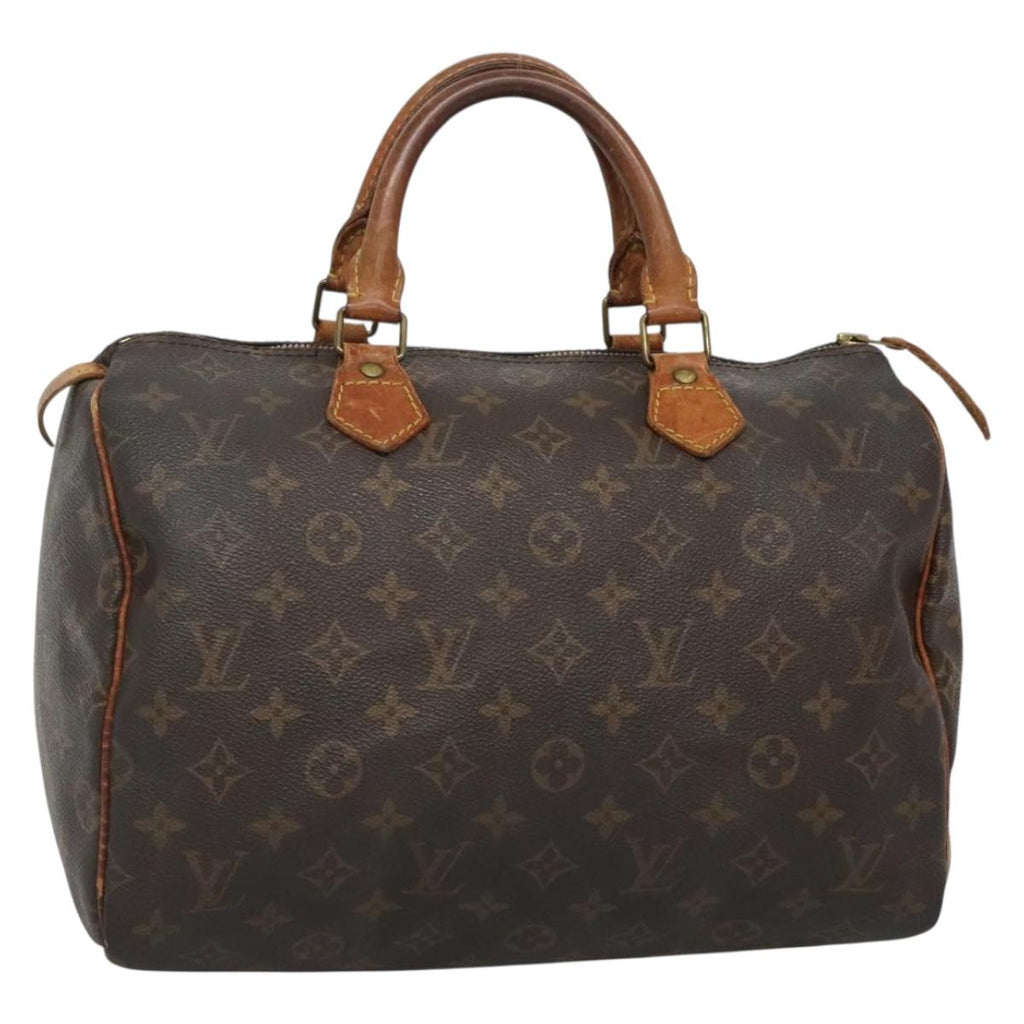 LOUIS VUITTON Monogram Speedy 30 Hand Bag M41526 LV 139680