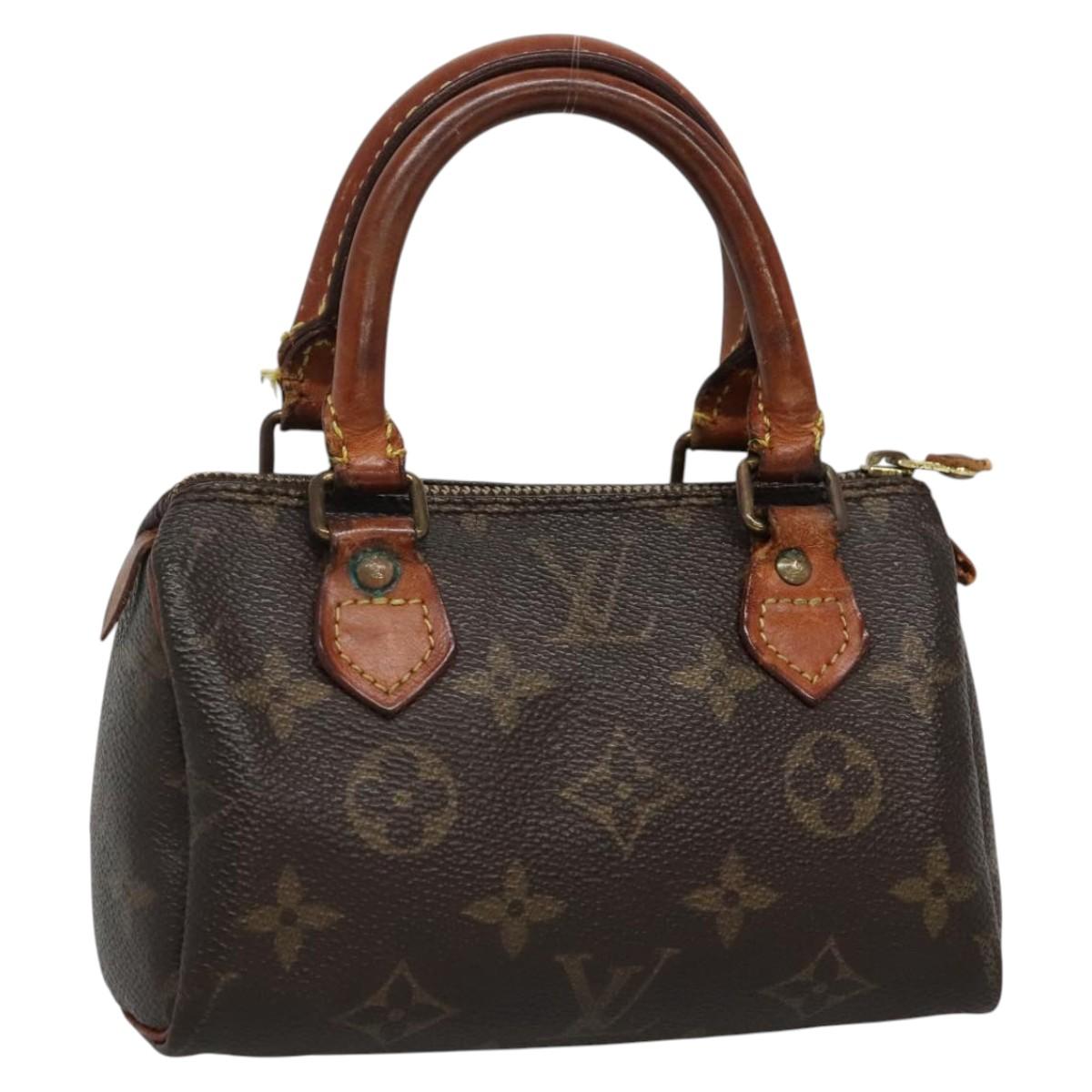 LOUIS VUITTON Monogram Mini Speedy Hand Bag M41534 LV 139724