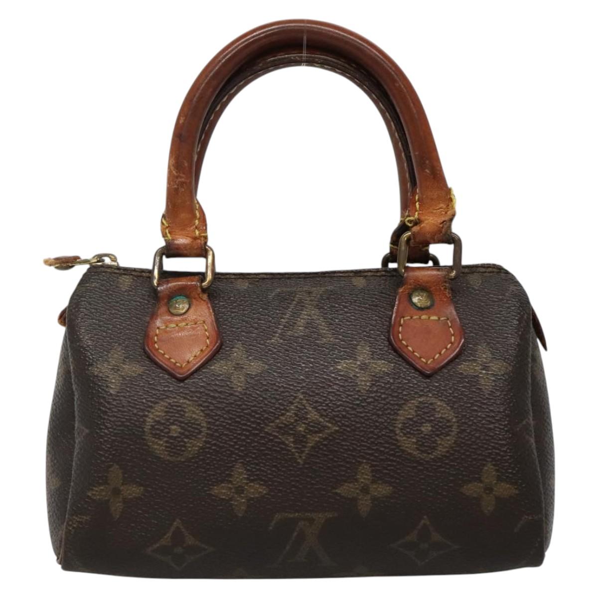 LOUIS VUITTON Monogram Mini Speedy Hand Bag M41534 LV 139724