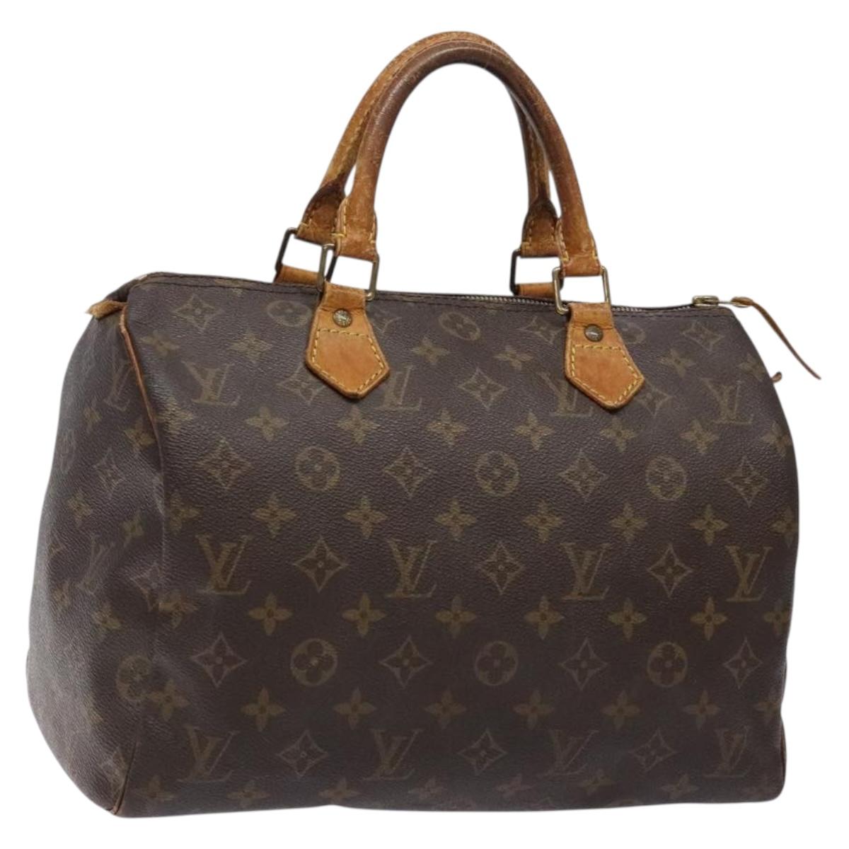 LOUIS VUITTON Monogram Speedy 30 Hand Bag M41526 LV 139806