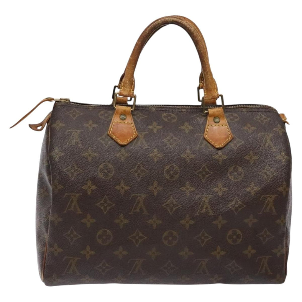 LOUIS VUITTON Monogram Speedy 30 Hand Bag M41526 LV 139806