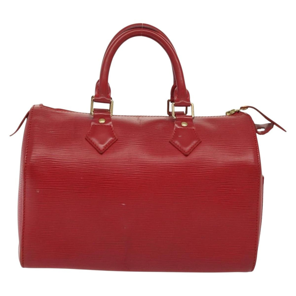 LOUIS VUITTON Epi Speedy 25 Hand Bag Castilian Red M43017 LV 139881