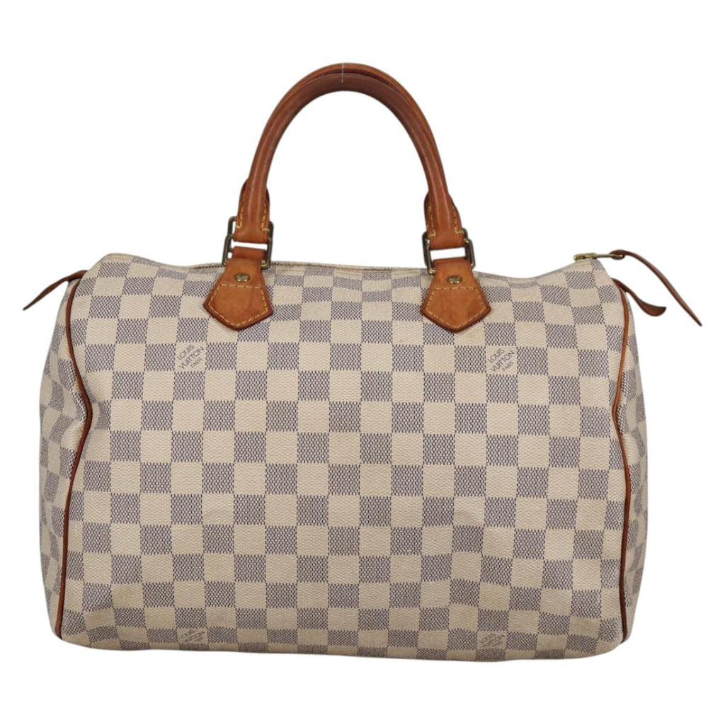LOUIS VUITTON Damier Azur Speedy 30 Hand Bag N41533 LV 139928