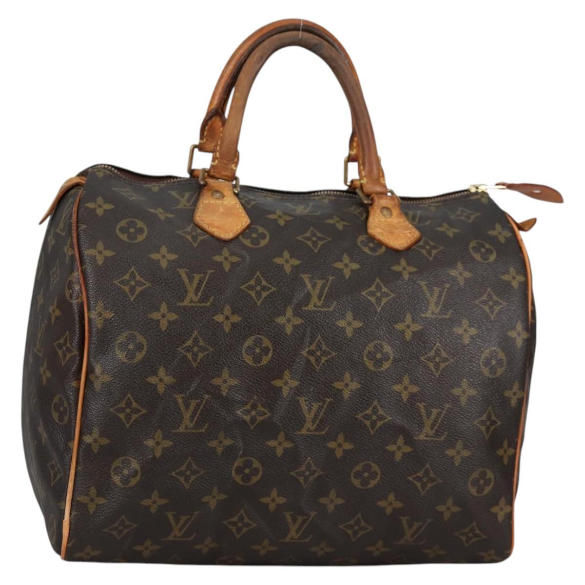LOUIS VUITTON Monogram Speedy 30 Hand Bag M41526 LV 139953
