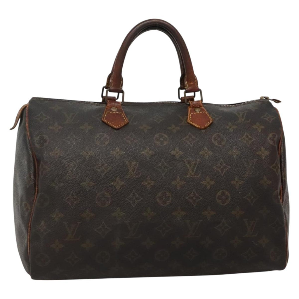 LOUIS VUITTON Monogram Speedy 35 Hand Bag M41524 LV 140043