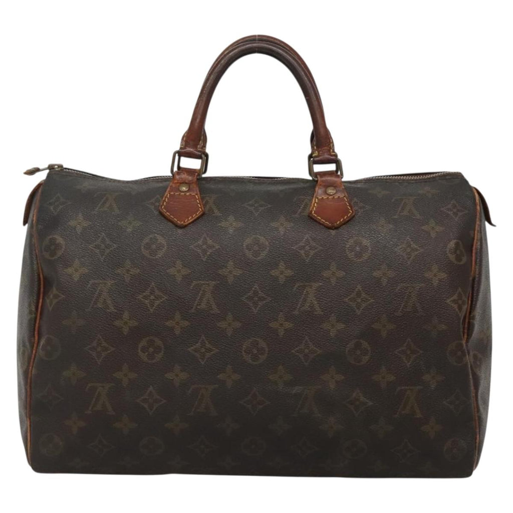 LOUIS VUITTON Monogram Speedy 35 Hand Bag M41524 LV 140043