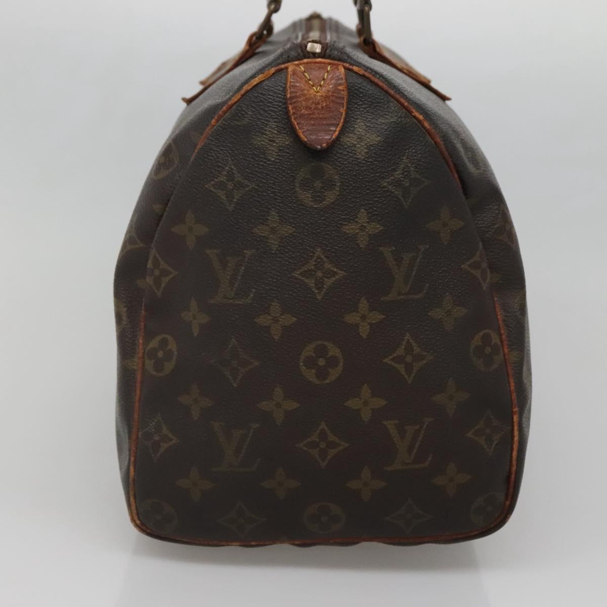 LOUIS VUITTON Monogram Speedy 35 Hand Bag M41524 LV 140043