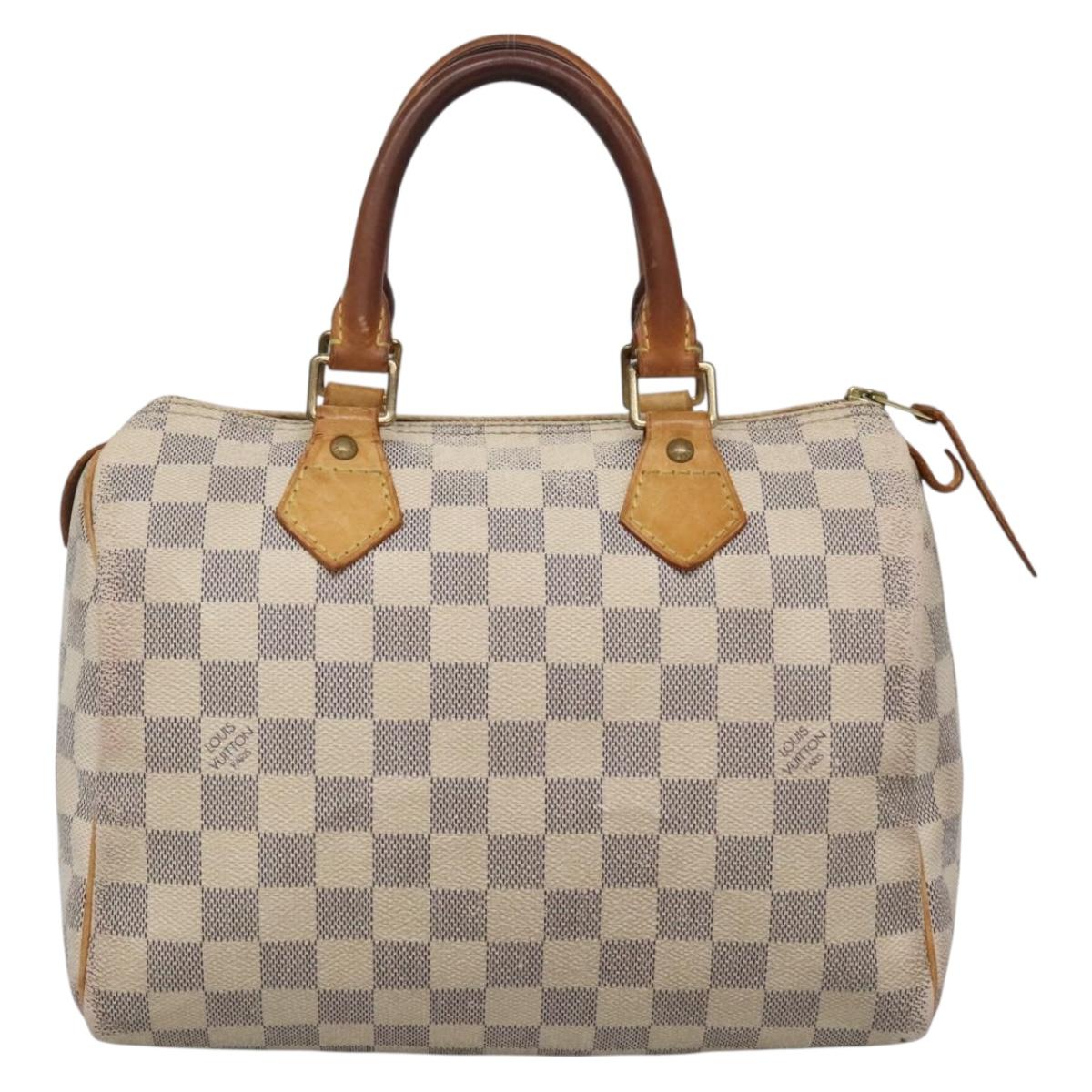 LOUIS VUITTON Damier Azur Speedy 25 Hand Bag N41534 LV 140059