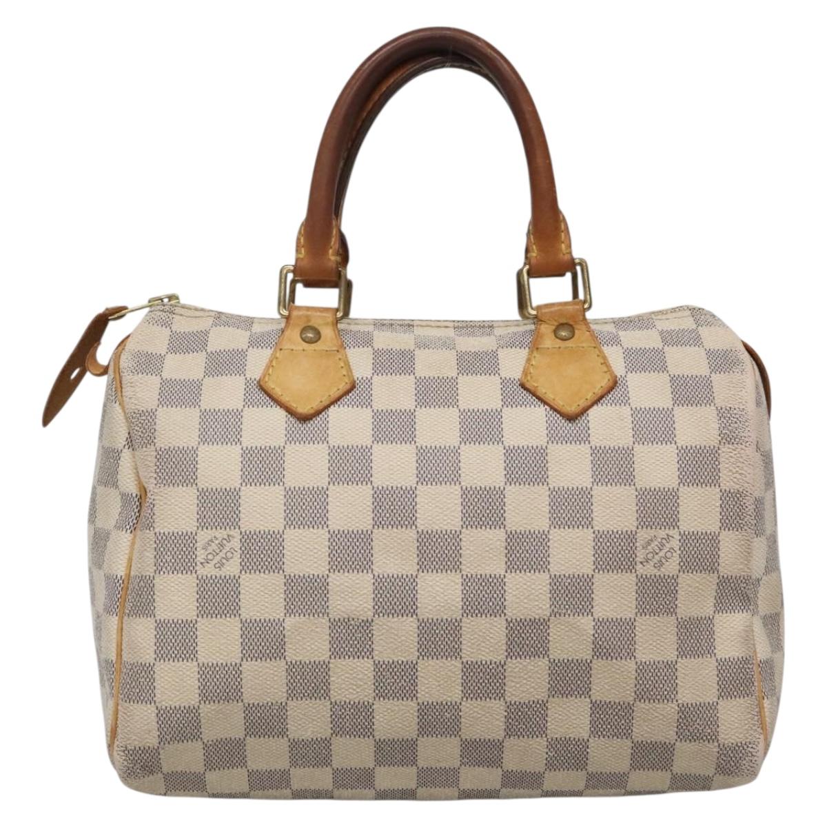 LOUIS VUITTON Damier Azur Speedy 25 Hand Bag N41534 LV 140059