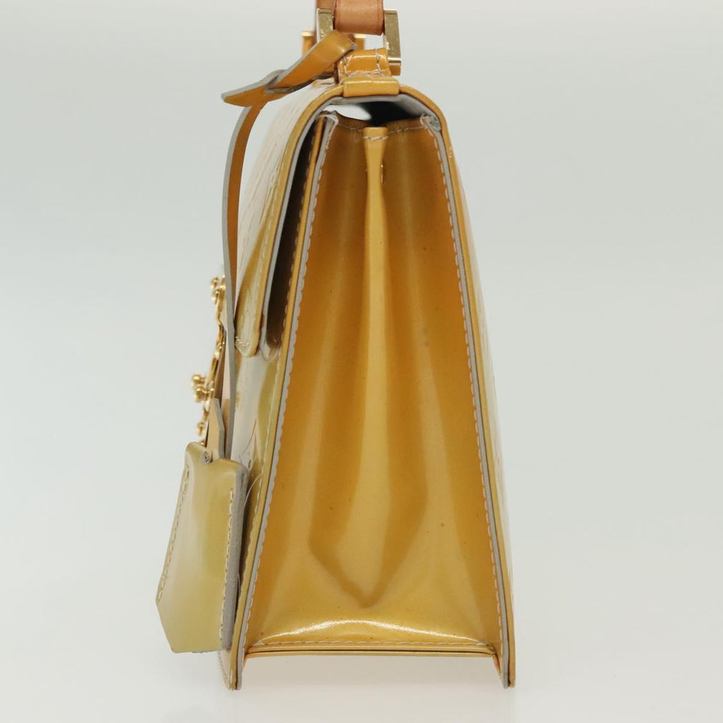 LOUIS VUITTON Monogram Vernis Spring Street Hand Bag Gris M91029 LV 140066