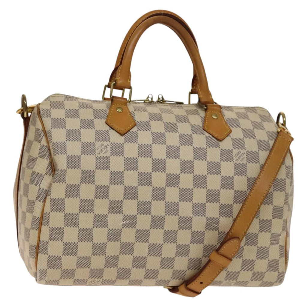 LOUIS VUITTON Damier Azur Speedy Bandouliere 30 Bag 2way N41052 LV 140202