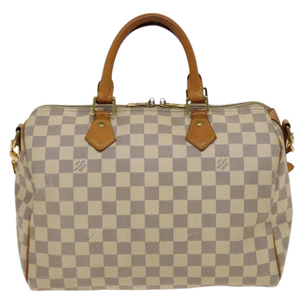 LOUIS VUITTON Damier Azur Speedy Bandouliere 30 Bag 2way N41052 LV 140202