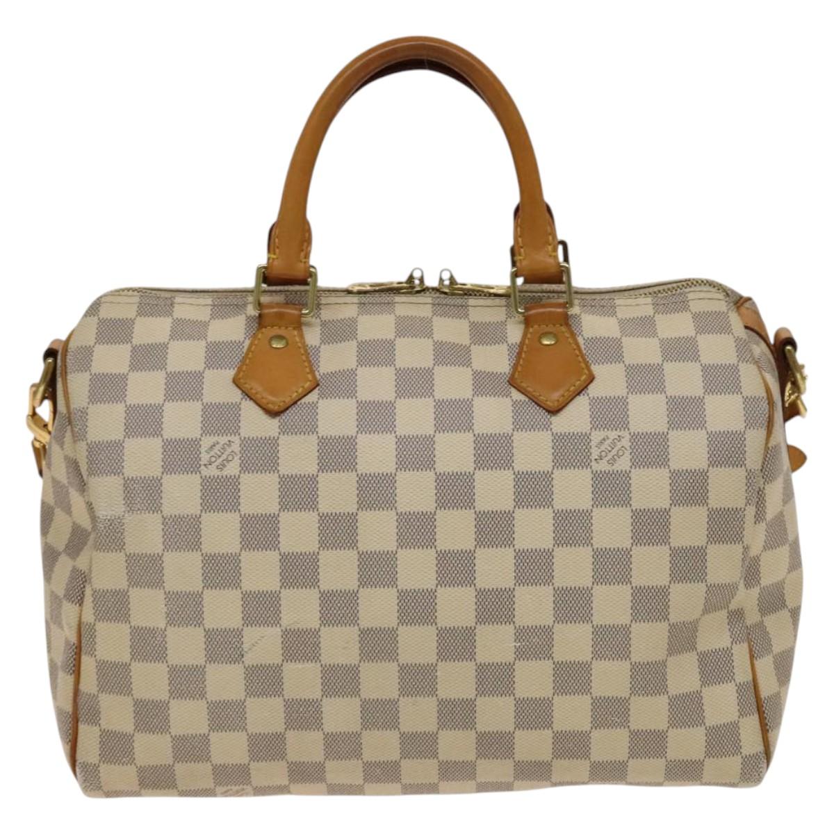 LOUIS VUITTON Damier Azur Speedy Bandouliere 30 Bag 2way N41052 LV 140202