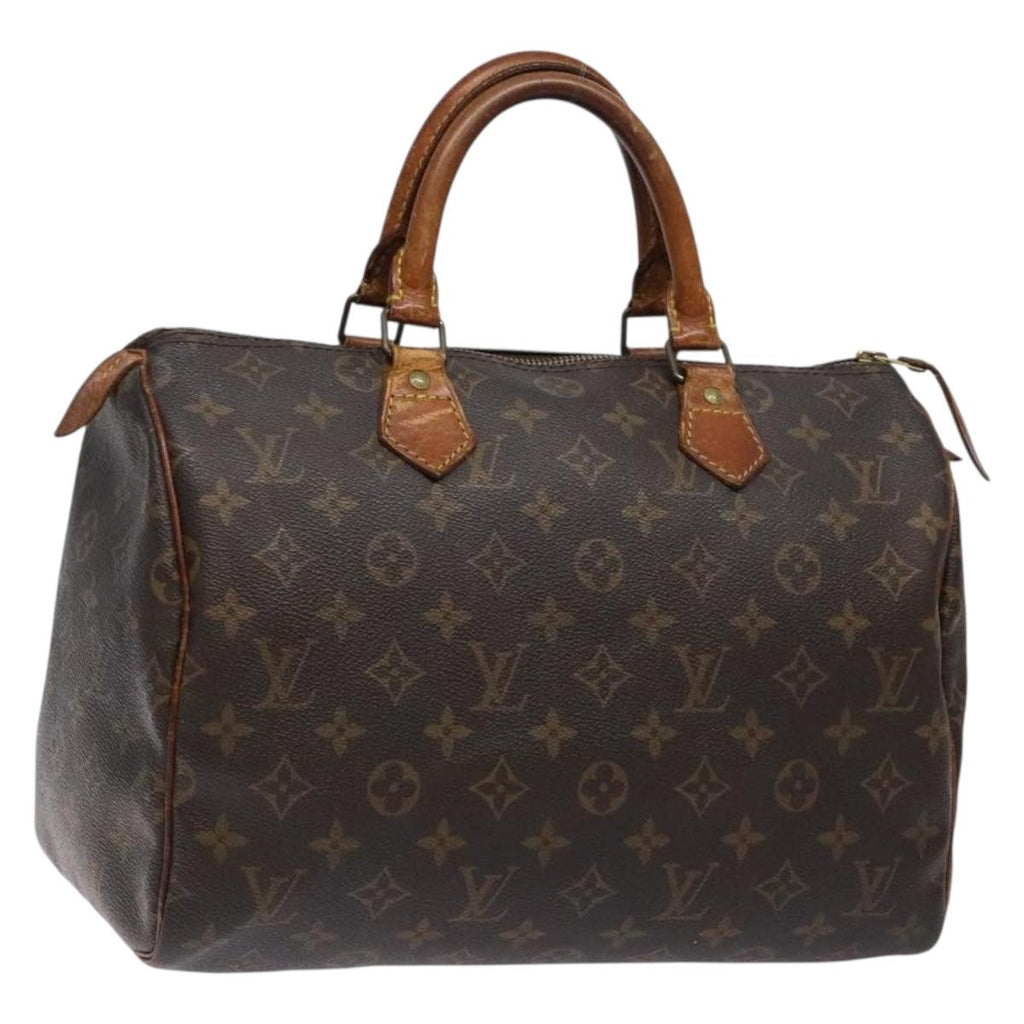 LOUIS VUITTON Monogram Speedy 30 Hand Bag M41526 LV 140706