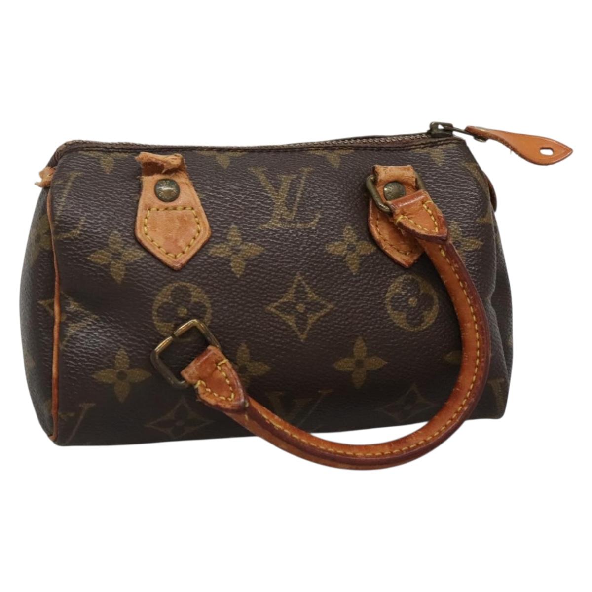 LOUIS VUITTON Monogram Mini Speedy Hand Bag M41534 LV 140754