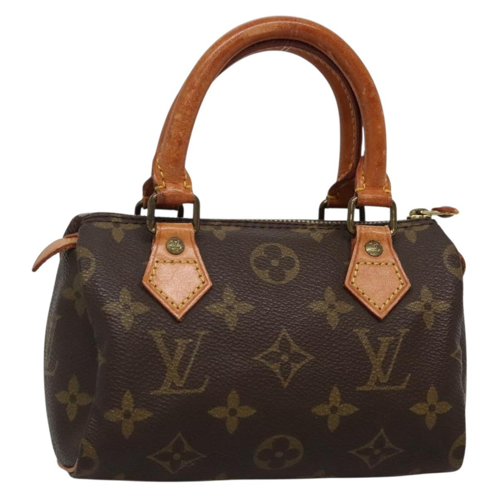 LOUIS VUITTON Monogram Mini Speedy Hand Bag M41534 LV 140853