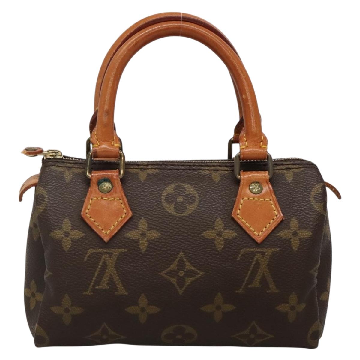 LOUIS VUITTON Monogram Mini Speedy Hand Bag M41534 LV 140853