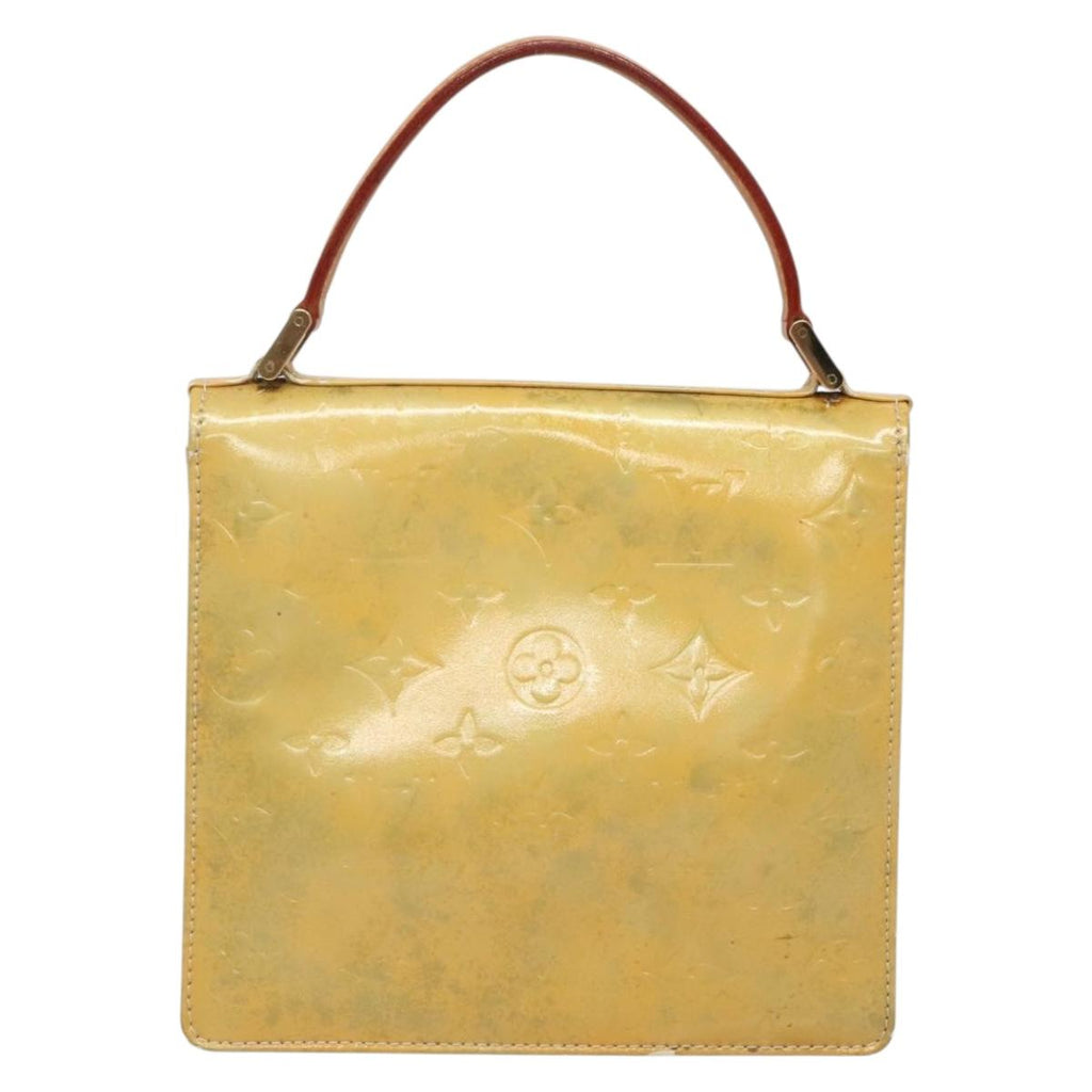 LOUIS VUITTON Monogram Vernis Spring Street Hand Bag Gris M91029 LV 140857