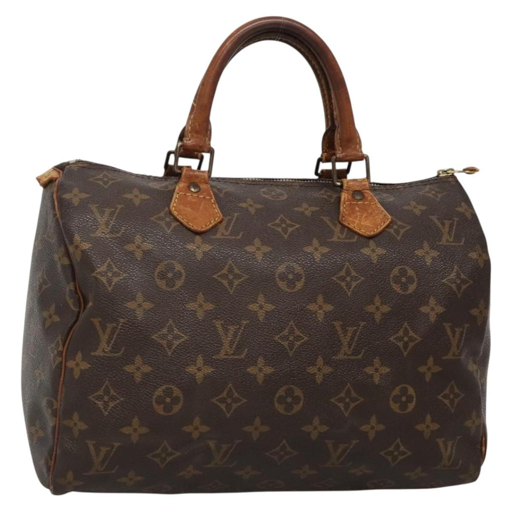LOUIS VUITTON Monogram Speedy 30 Hand Bag M41526 LV 140937